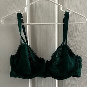 Green Lacey Bralette